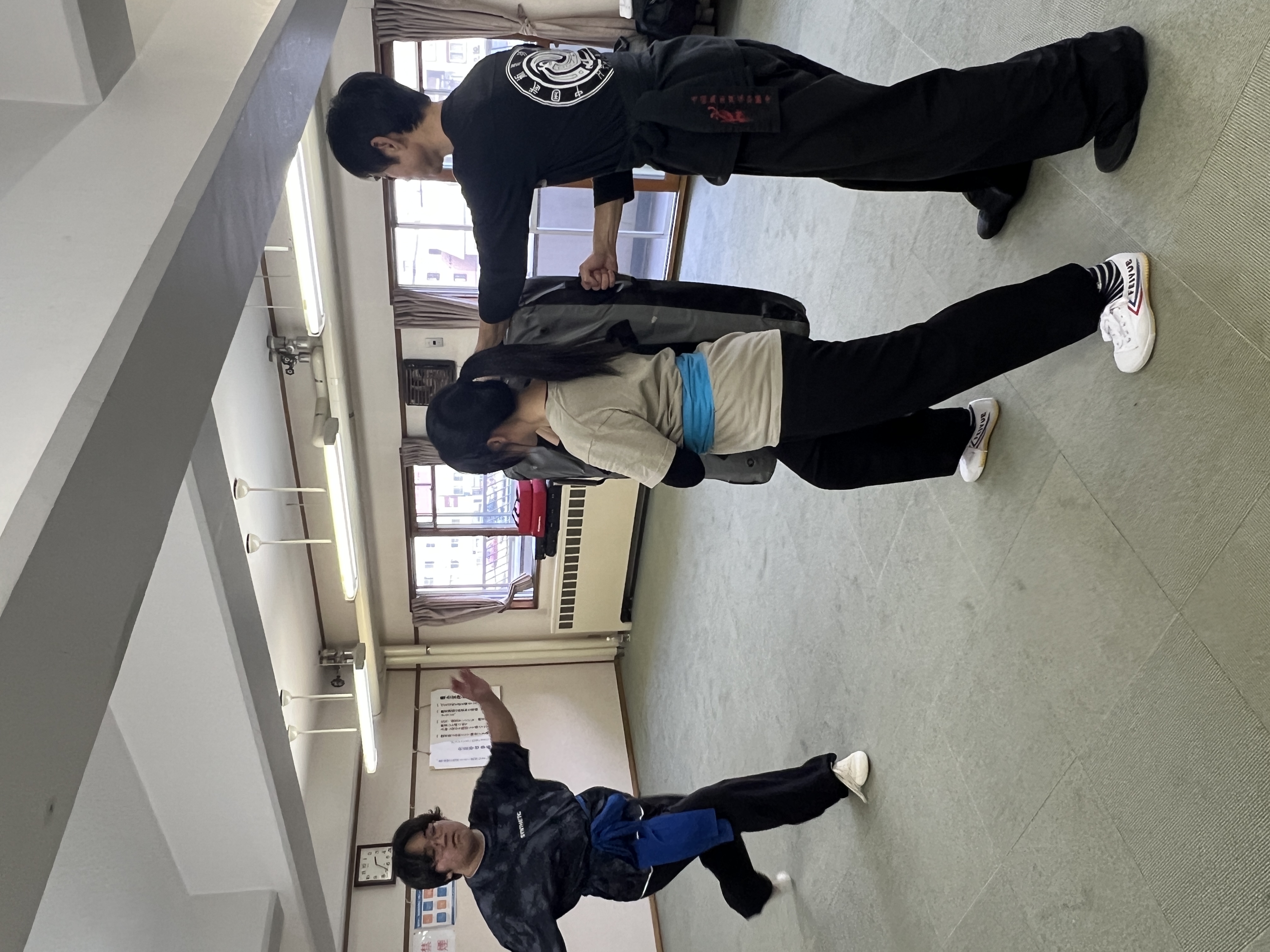 3人での散打練習