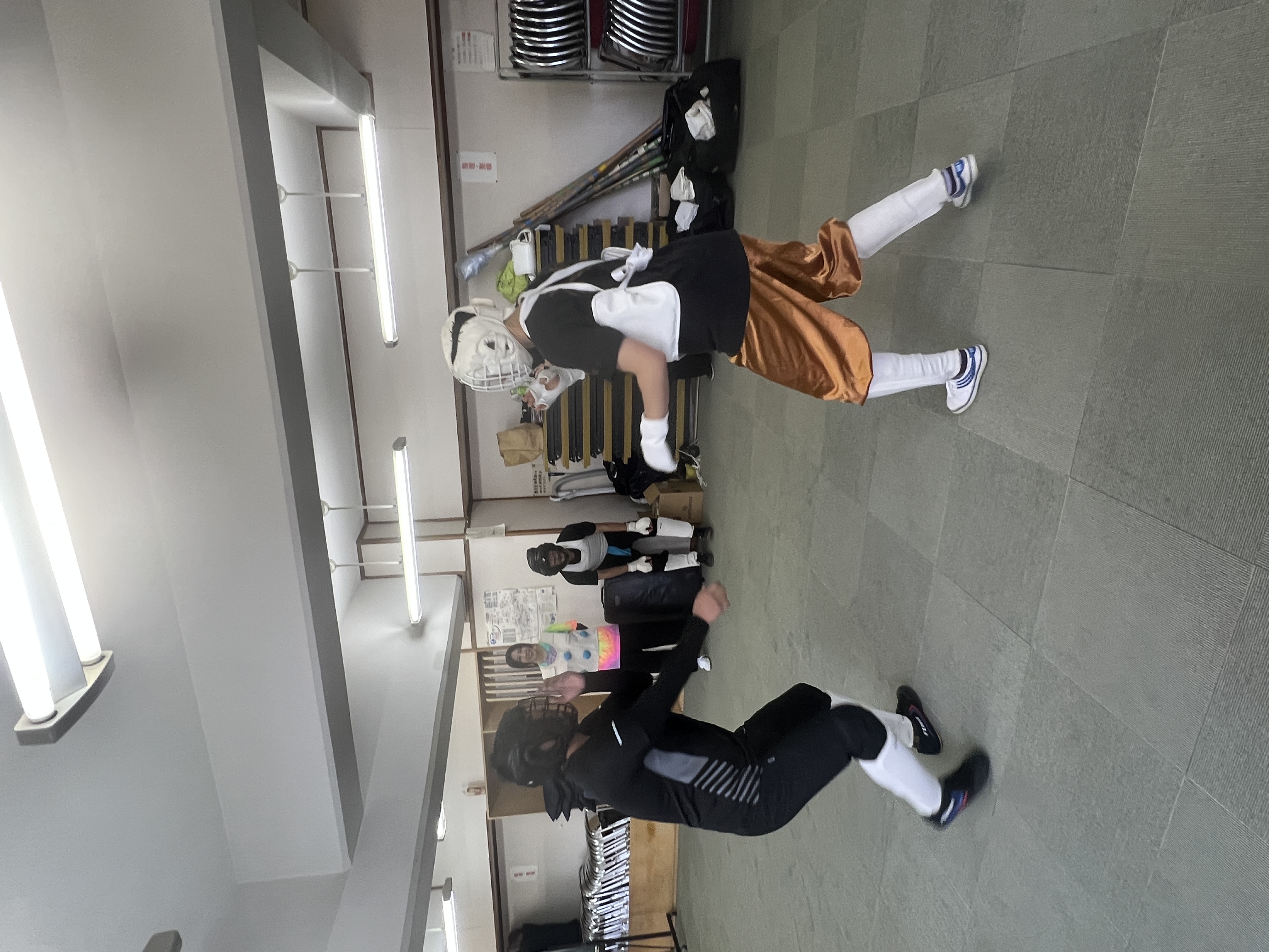 本番さながらの組手