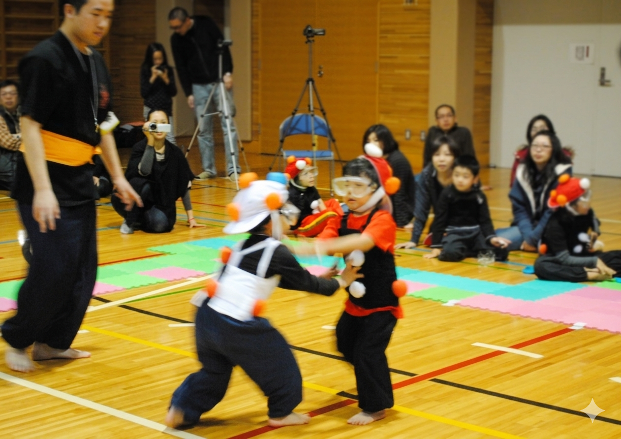 子どもたちの真剣勝負
